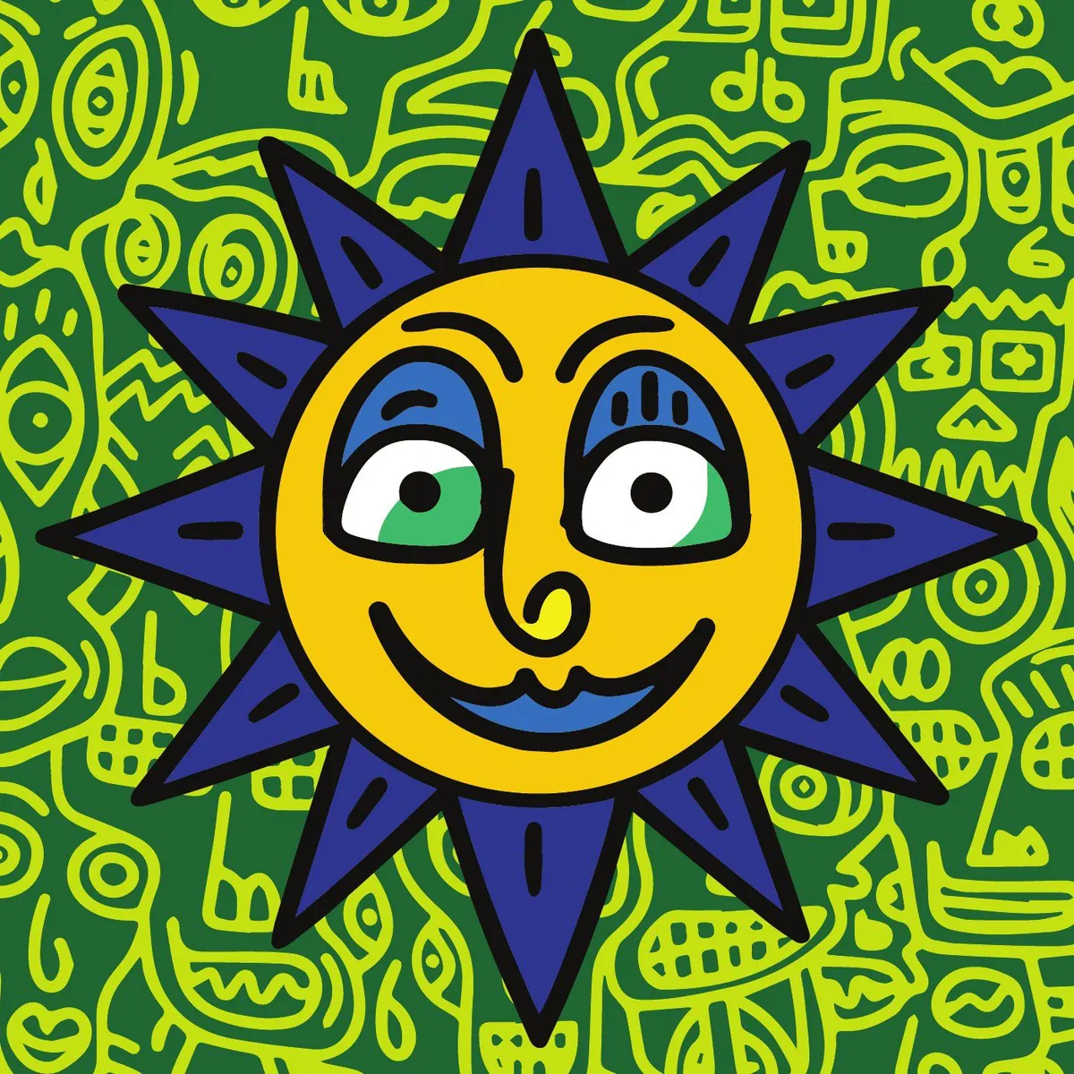 Happy Sun — Green
