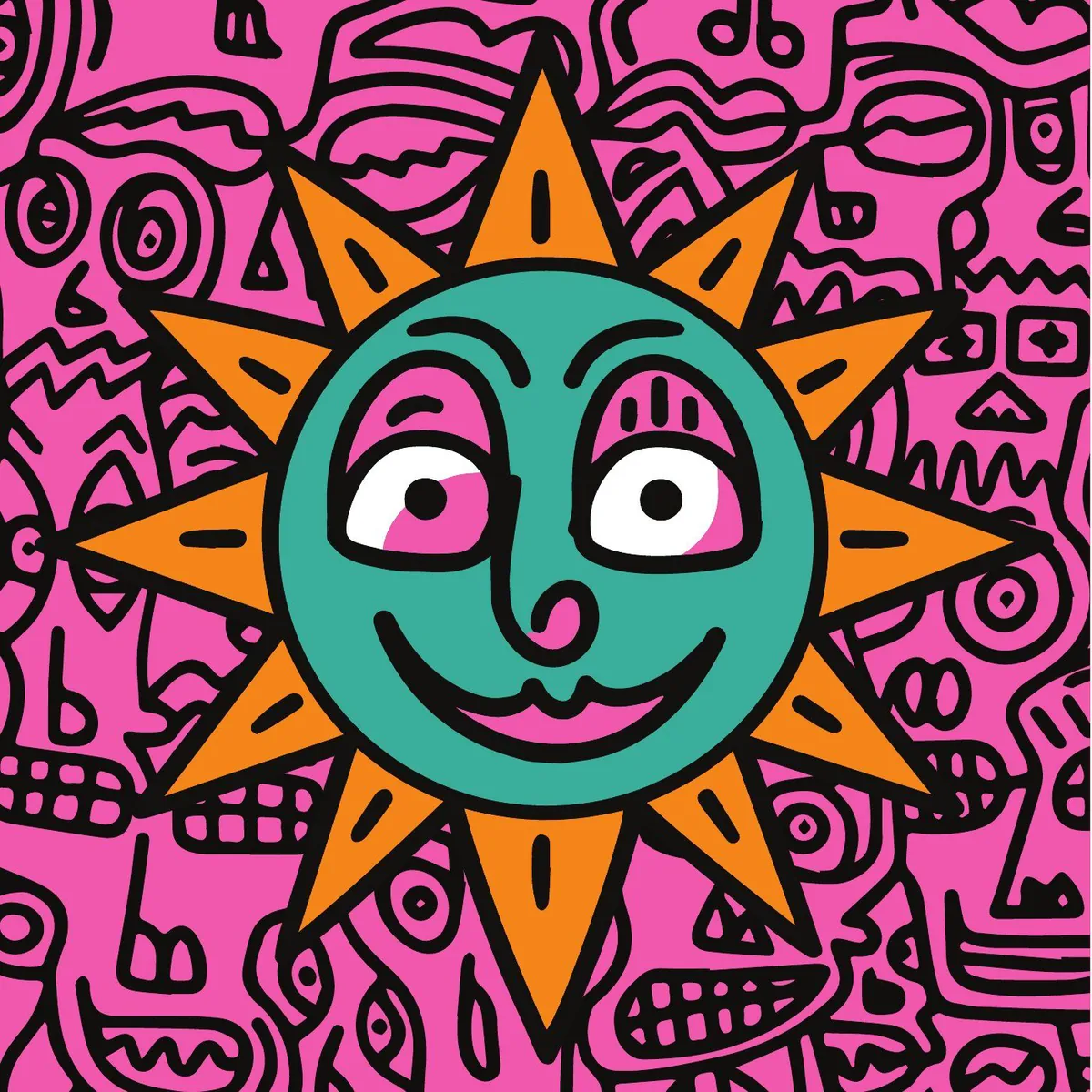Happy Sun — Pink