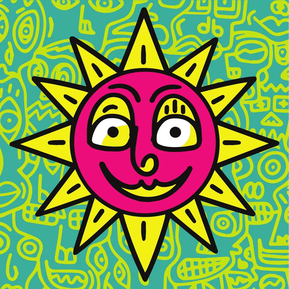 Happy Sun — Turquoise
