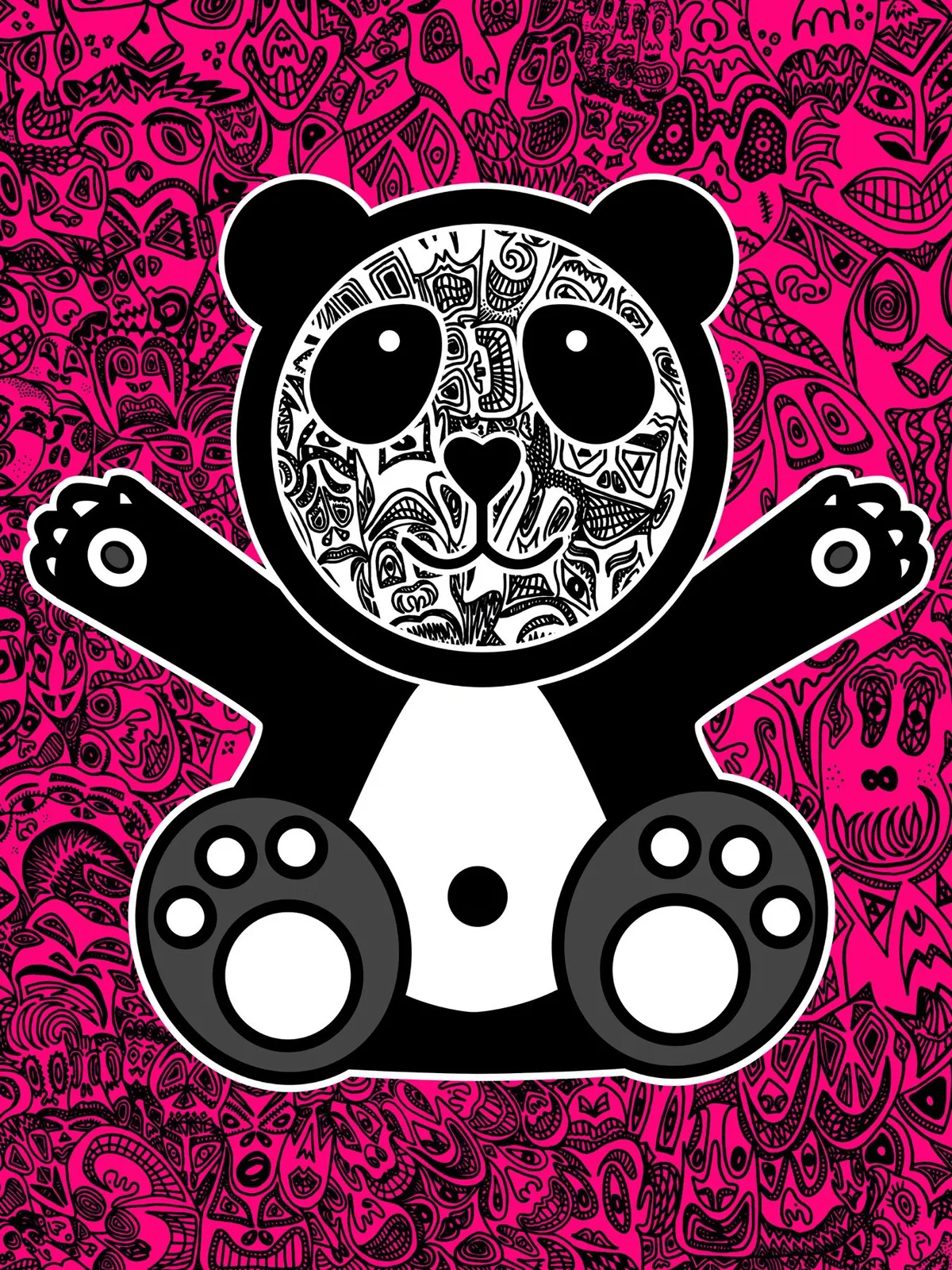 Happy Panda — Pink