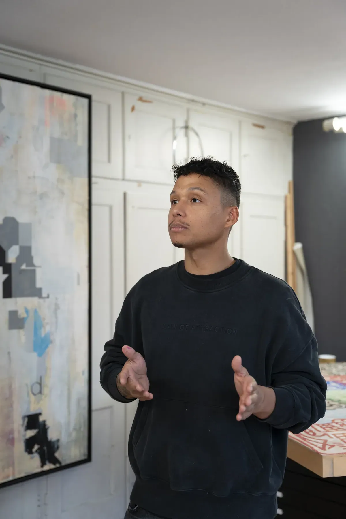 Romulo Kuranyi in the studio